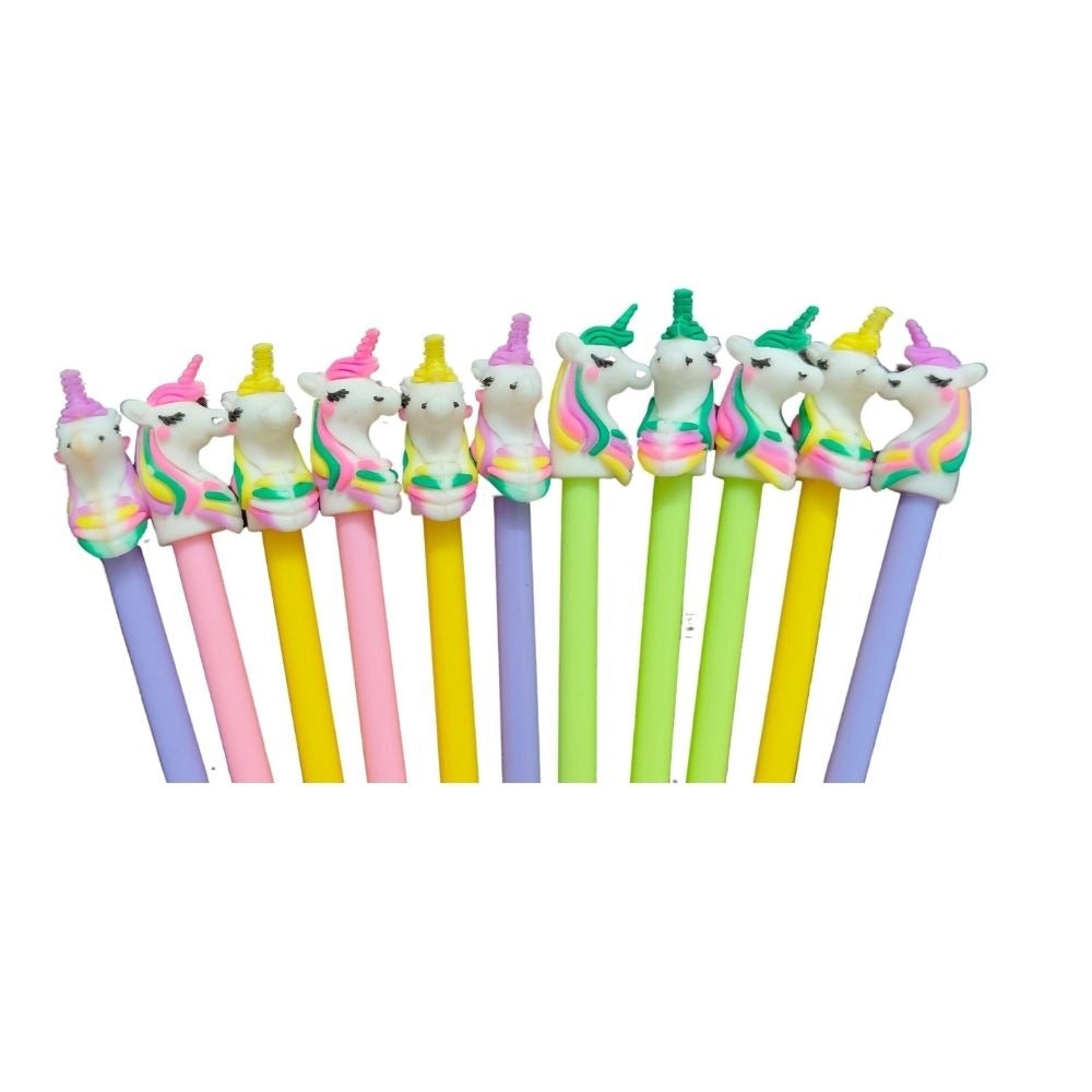 12_Pcs Set Unicorn Pencil | Plastic | Stationery | 3+ Years