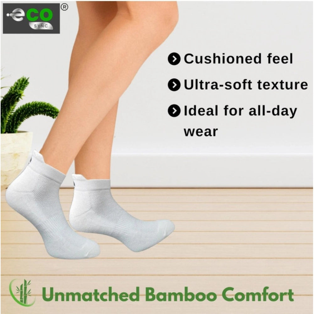 Generic 4_Pair Set Unisex Casual Cotton Printed Ankle Length Socks (Multicolor)