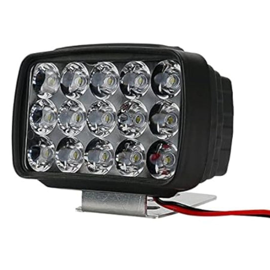 Generic Pack Of 2 15 Led White Bike Led Light Driving Waterproof Headlights Fog Lamp Lighting (White)