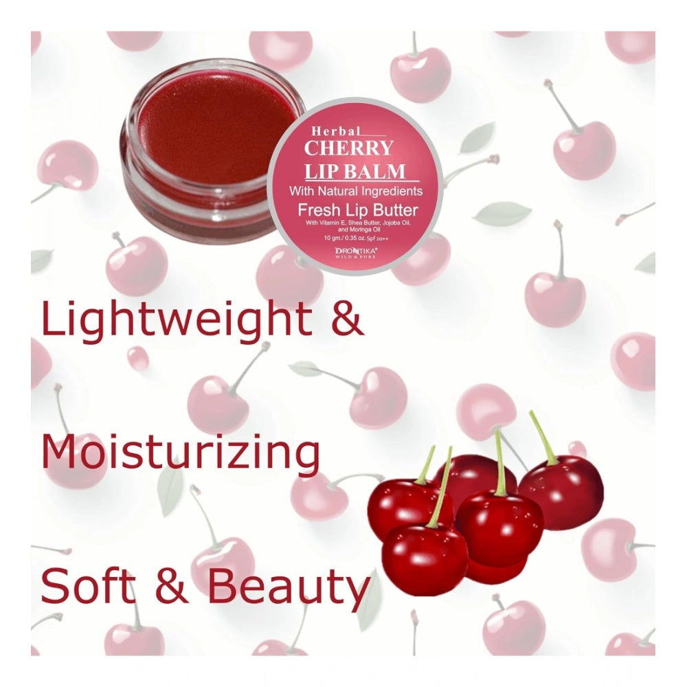 Generic Unisex Herbal Dark And Chapped Lips Cherry Lip Balm (10gm)
