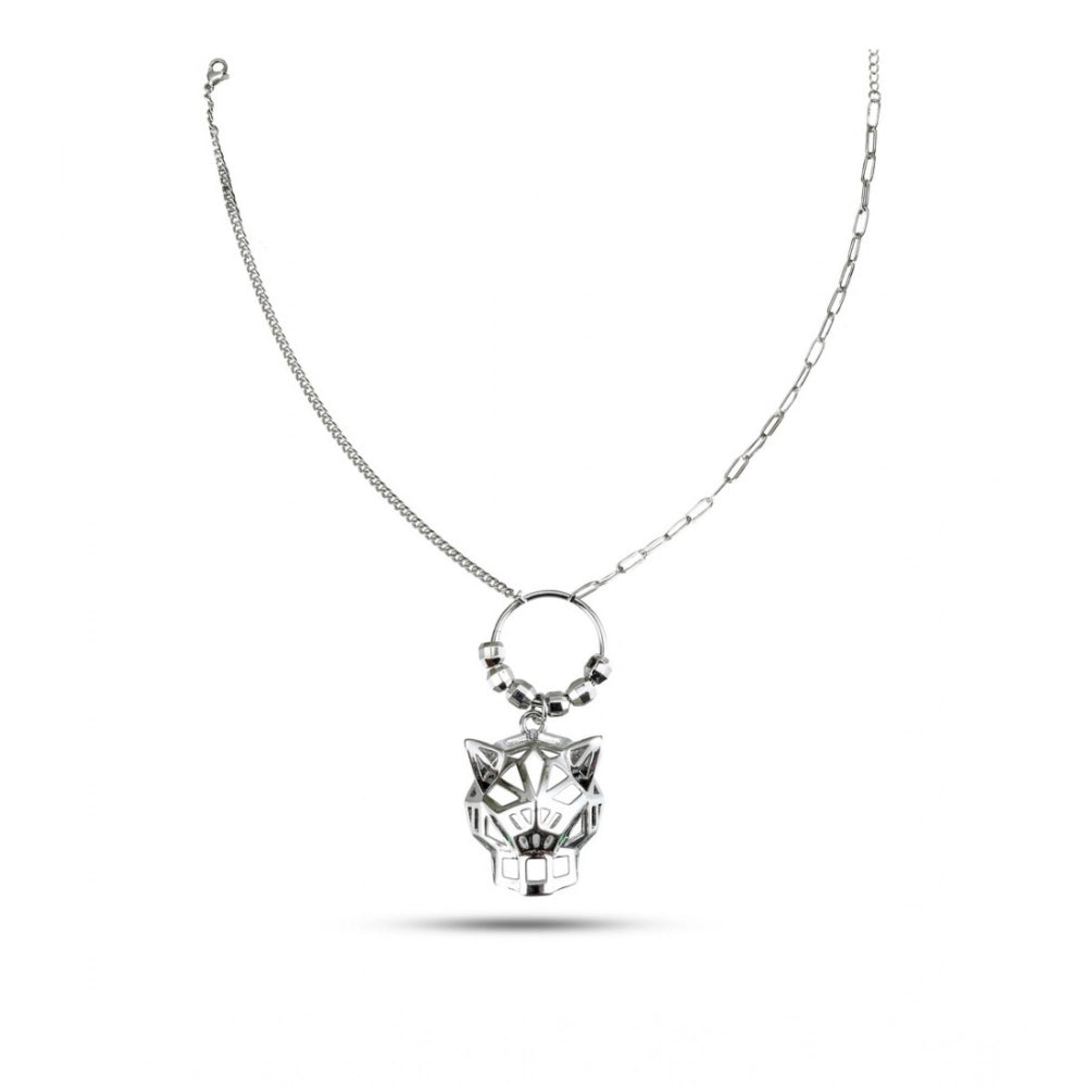 Generic Women's Stainless Steel Imported Gen-z Pendent Chain (Silver Plated)