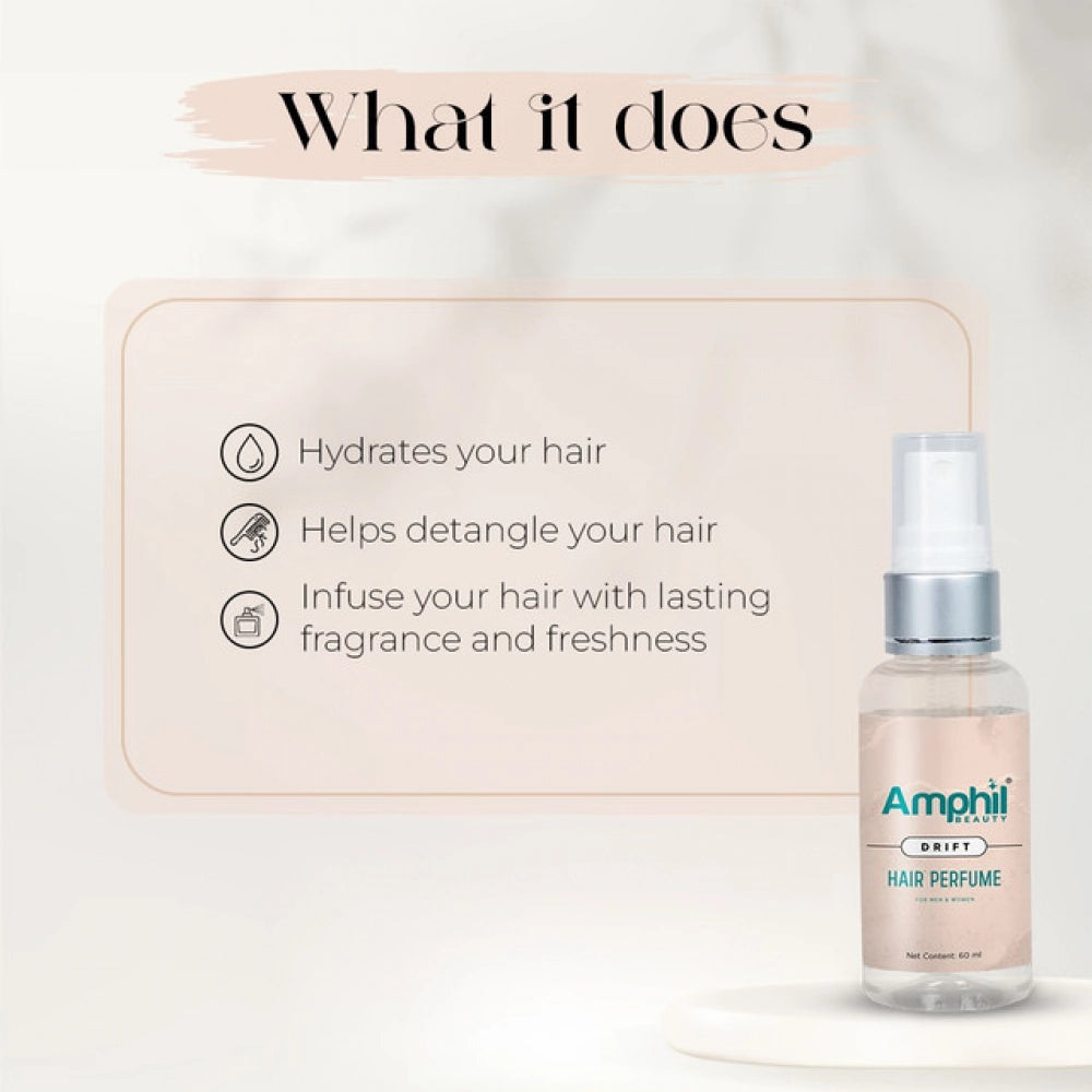 Generic Amphil beauty Drift Unisex Hair perfume 60 ml | Alcohol Free | Water Based | Paraben Free