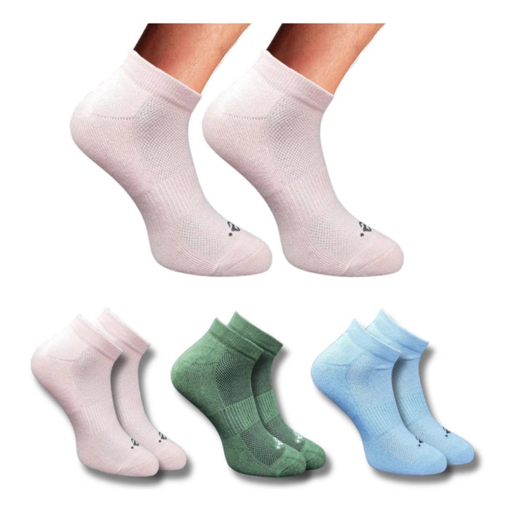Generic 3_Pair Set Unisex Casual Cotton Printed Low Cut Socks (Multicolor)