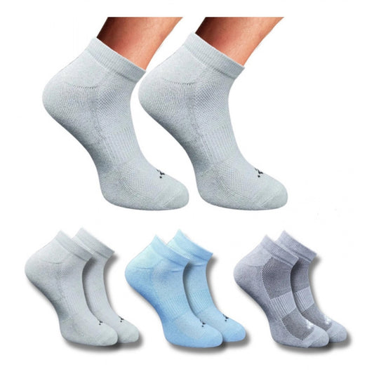 Generic 3_Pair Set Unisex Casual Cotton Printed Low Cut Socks (Multicolor)