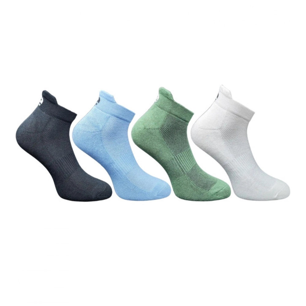 Generic 4_Pair Set Unisex Casual Cotton Printed Ankle Length Socks (Multicolor)
