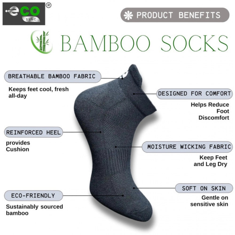 Generic 4_Pair Set Unisex Casual Cotton Printed Ankle Length Socks (Multicolor)