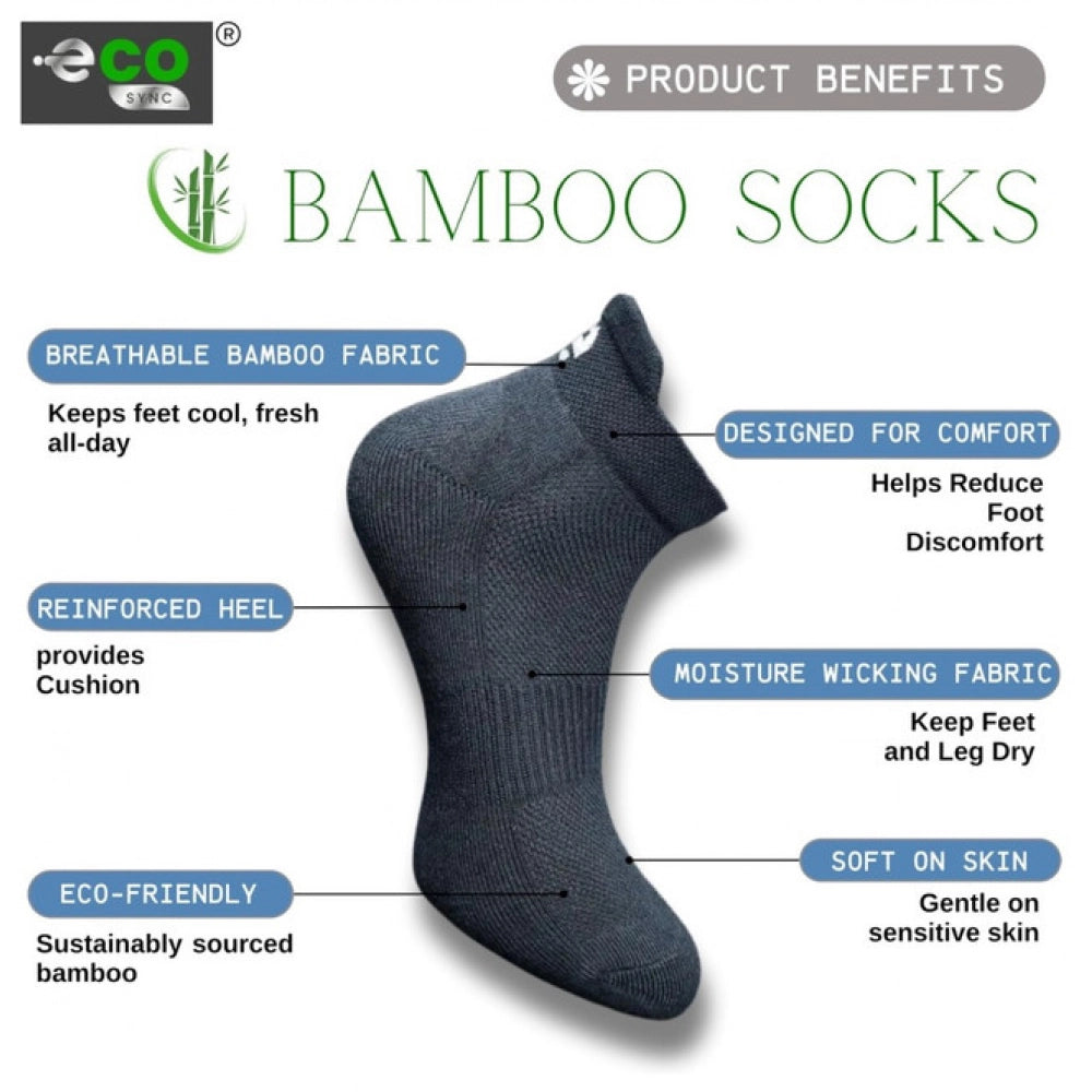 Generic 4_Pair Set Unisex Casual Cotton Printed Ankle Length Socks (Multicolor)