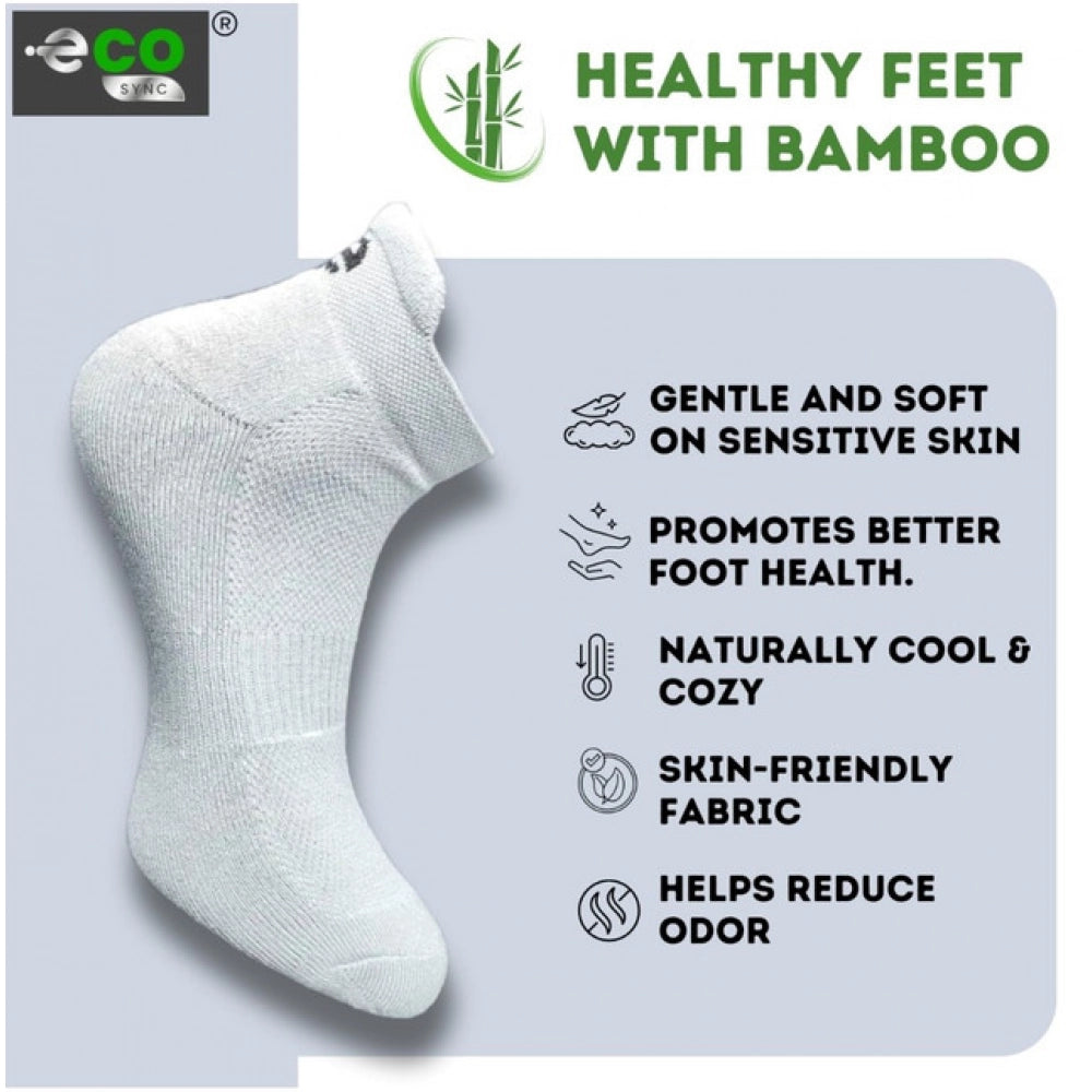 Generic 4_Pair Set Unisex Casual Cotton Printed Ankle Length Socks (Multicolor)