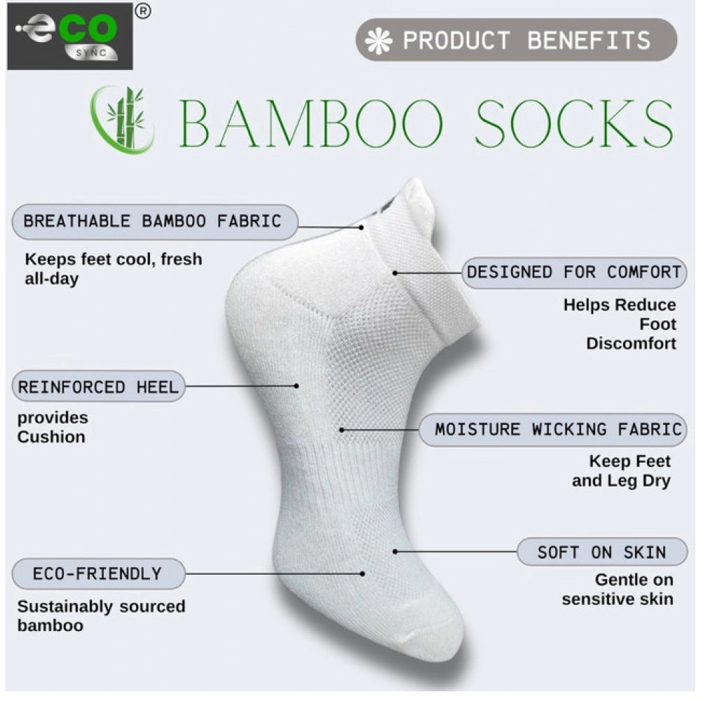 Generic 4_Pair Set Unisex Casual Cotton Printed Ankle Length Socks (Multicolor)