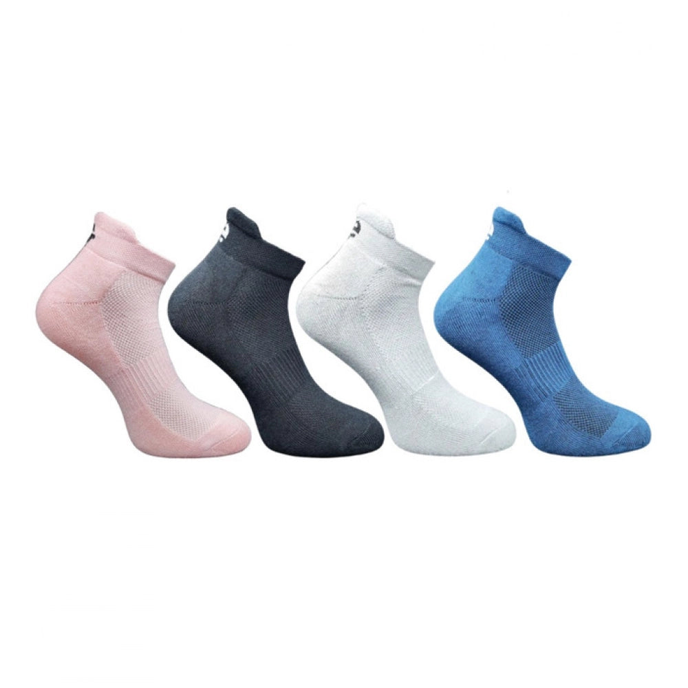 Generic 4_Pair Set Unisex Casual Cotton Printed Ankle Length Socks (Multicolor)