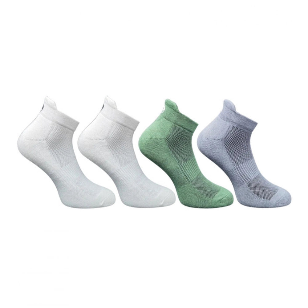 Generic 4_Pair Set Unisex Casual Cotton Printed Ankle Length Socks (Multicolor)