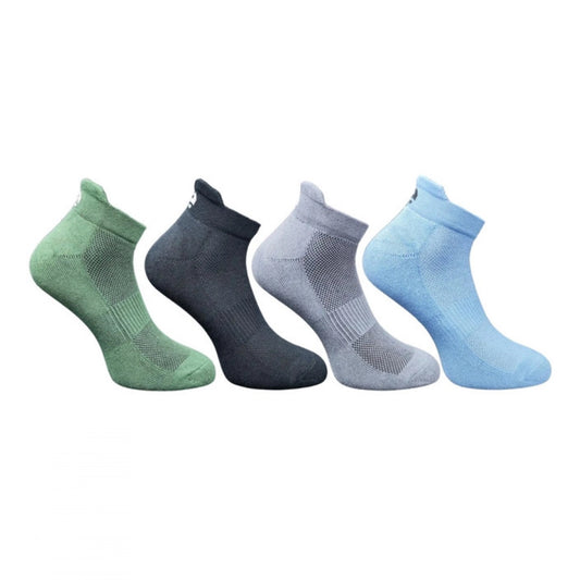 Generic 4_Pair Set Unisex Casual Cotton Printed Ankle Length Socks (Multicolor)