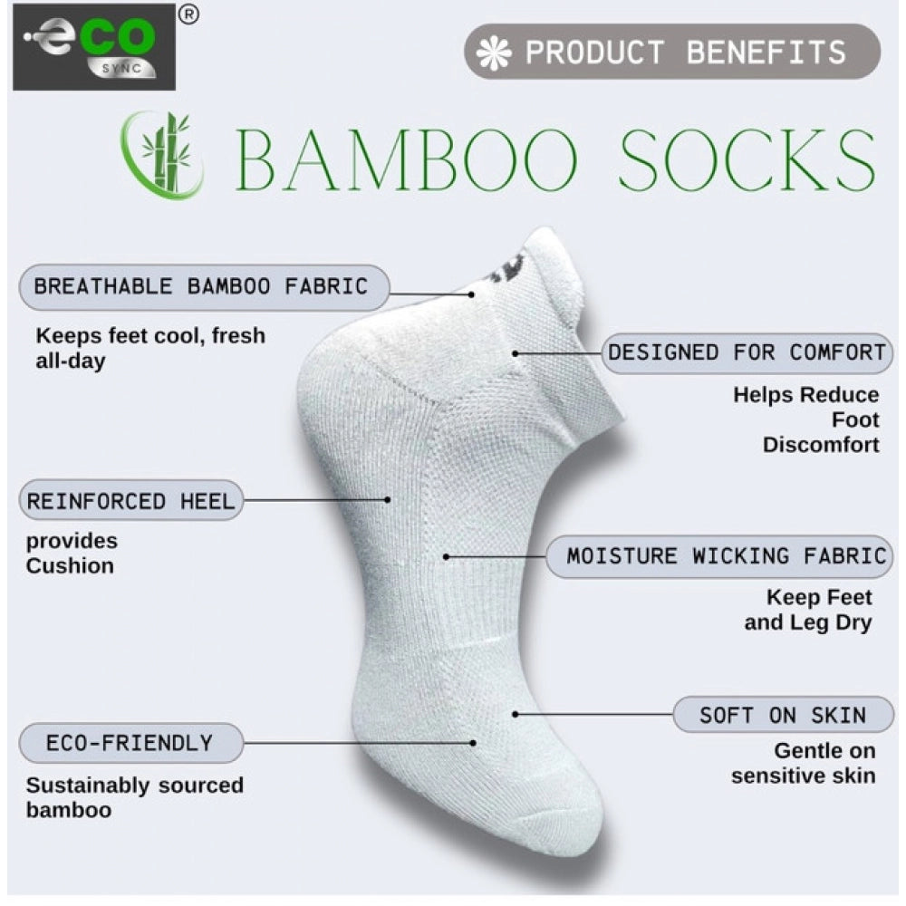 Generic 4_Pair Set Unisex Casual Cotton Printed Ankle Length Socks (Multicolor)